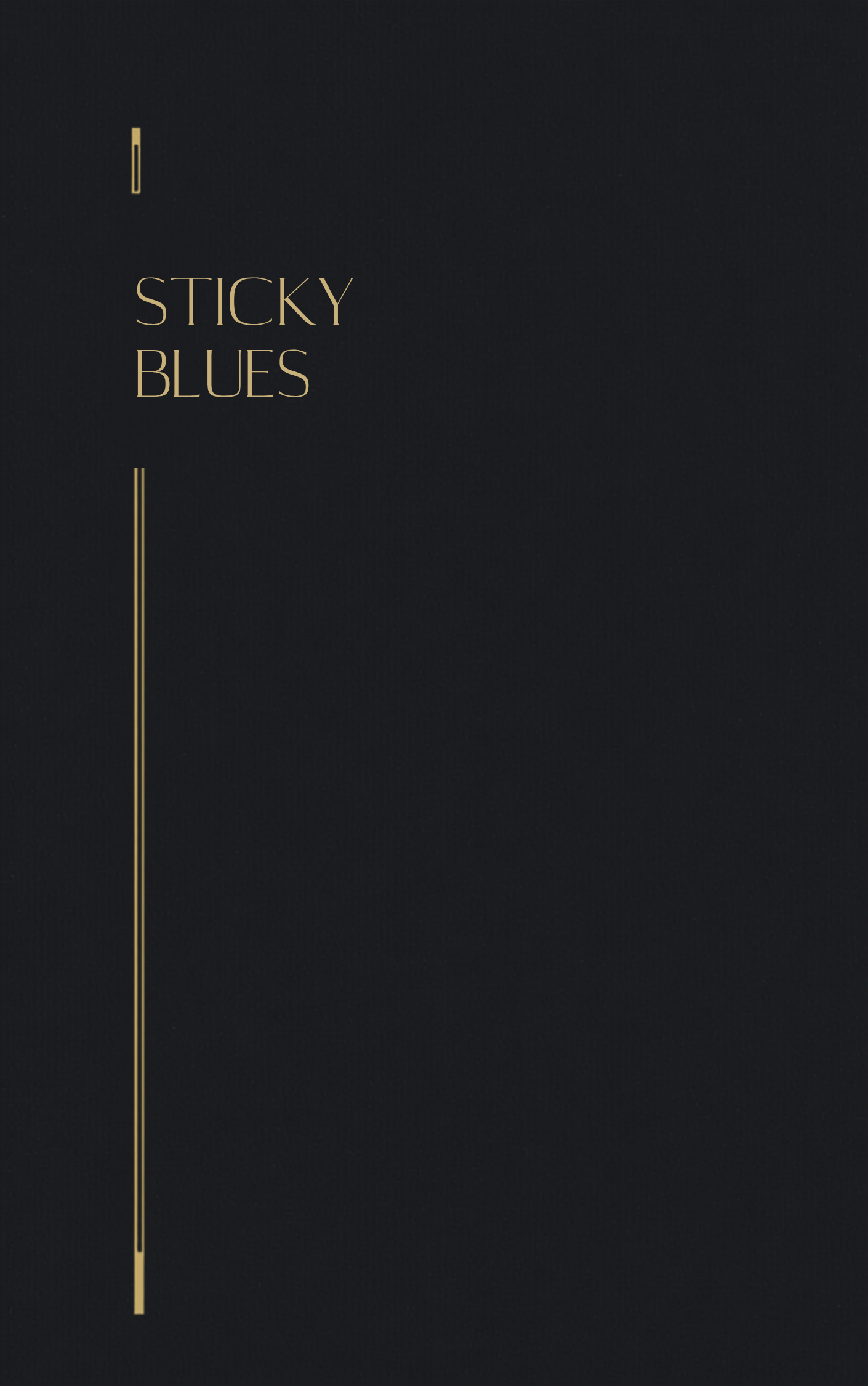 Sticky Blues — Bruno Bucciarati × Leone Abbacchio CP exhibition
